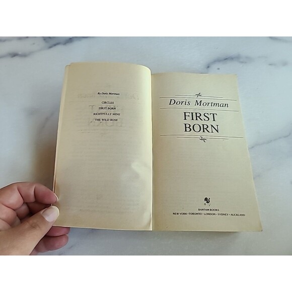 First Born by Doris Mortman (1988, Mass Market) - Picture 3 of 10